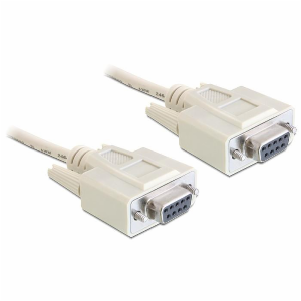 Delock - Null modem kabel - DB-9 (F) do DB-9 (F) - 5 m - ...