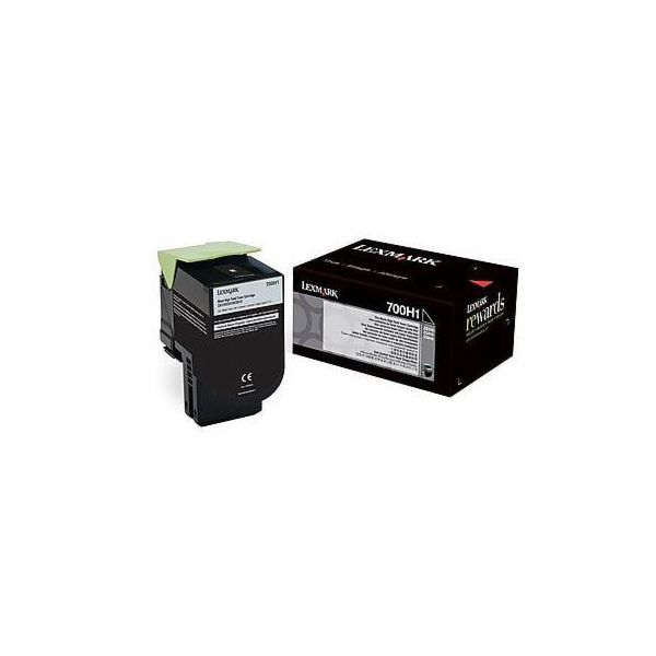LEXMARK&nbsp;700H1&nbsp;toner&nbsp;cartridge&nbsp;black&nbsp;standard&nbsp;capacity&nbsp;4.0...