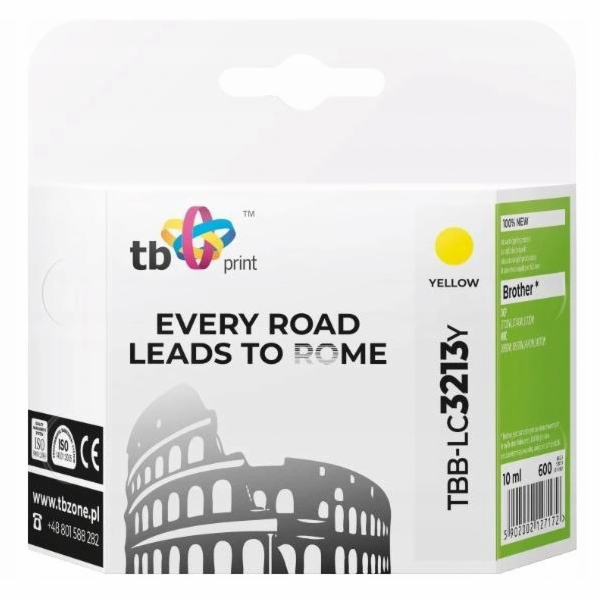 TB tiskový inkoust pro Brother DCP-J722DW žlutý TBB-LC321...