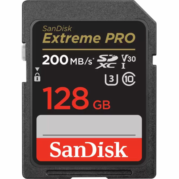 SanDisk extreme Pro SDXC 128GB UHS-I C10 U3 V30