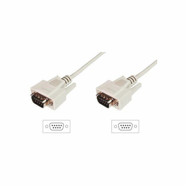 Digitus Serielles Datatransfer Anschlusskabel, D-Sub9 (St...