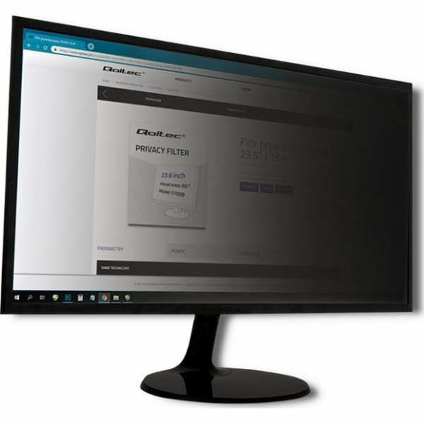 QOLTEC 51064 Qoltec PRIVÁTNÍ FILTRY RODO 27 16:9