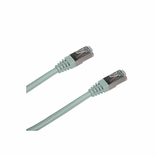 DATACOM Patchkabel 15m,FTP,Cat5e , RJ45, šedý