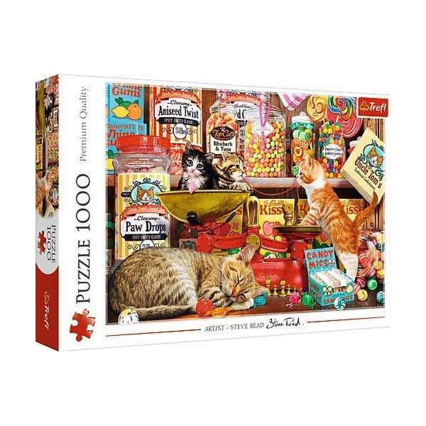 Trefl Puzzle 1 000 dílků Kočičí sladkosti