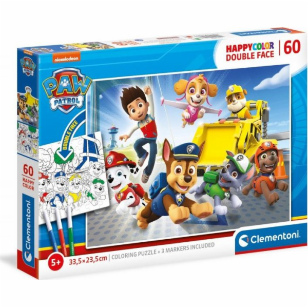Puzzle 60 Double face Tlapková Patrola
