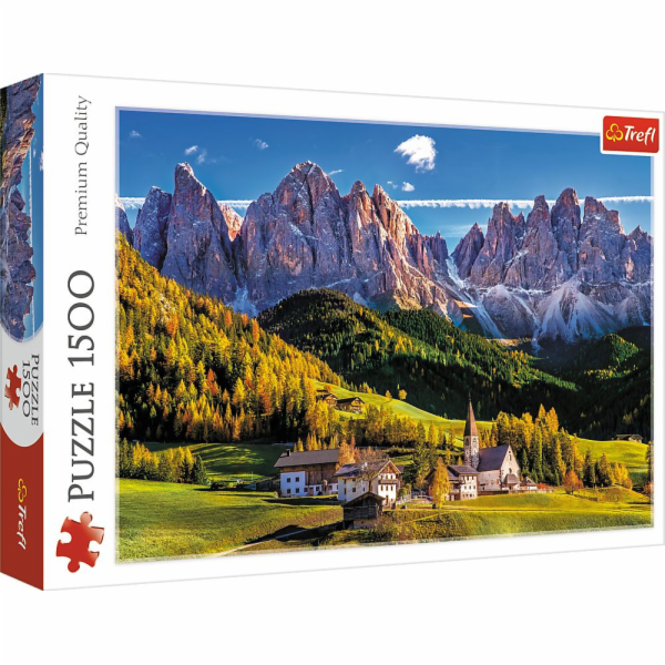 Trefl Puzzle 1500 Val di Funes Itálie 26163