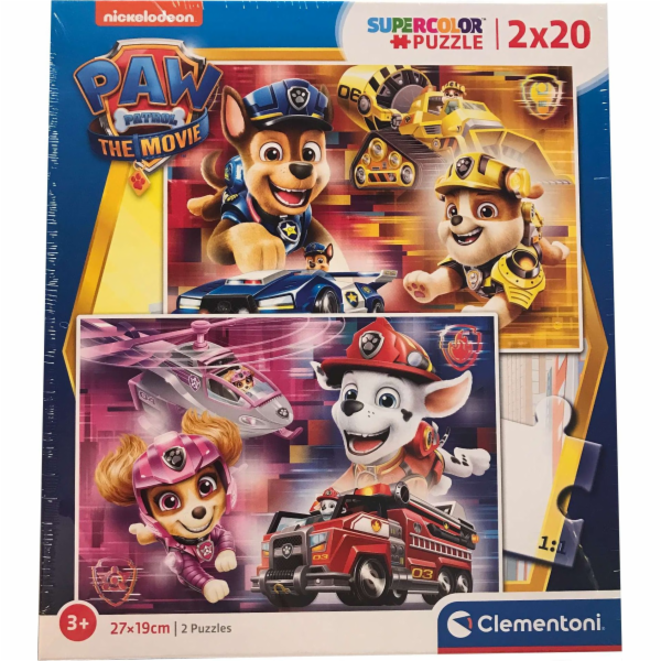 Clementoni Clementoni Puzzle 2x20 Paw Patrol The Movie