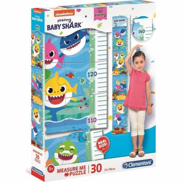 Puzzle 30 dílků Measure Me Baby Shark