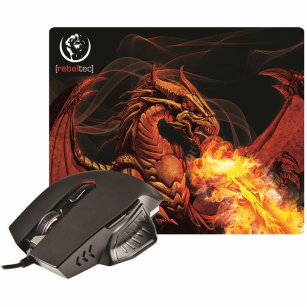 Myš Rebeltec Red Dragon Mouse (RBLMYS00036)