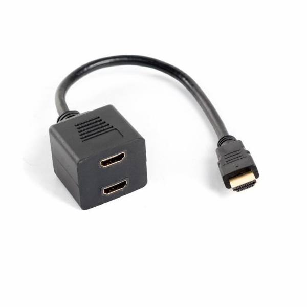 Lanberg AD-0019-BK videorozdělovač HDMI 2x HDMI