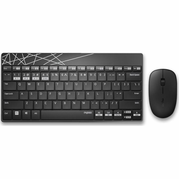 Klávesnice + myš Rapoo Multi-mode 8000M (001422810000)
