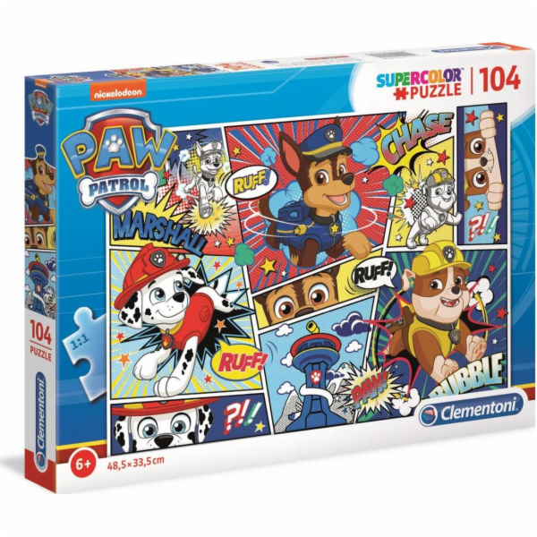 Puzzle 104 dílků Tlapková patrola