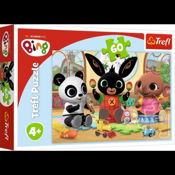 Puzzle 60 prvků - Bing - Do rytmu Bingu