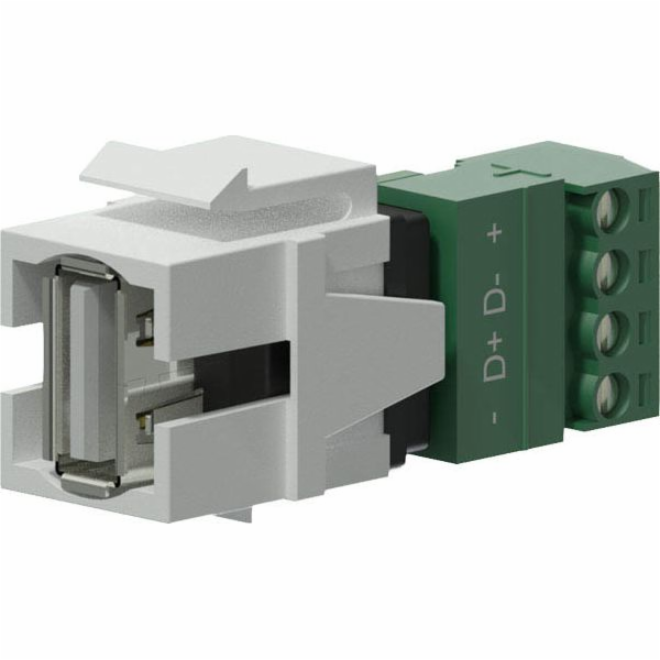 Keystone USB 2.0 adaptér 0 A-4 Track elektrická kostka