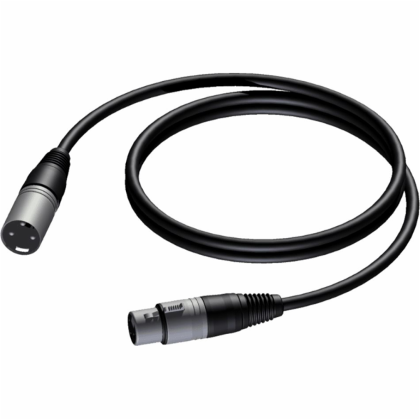 Kabel XLR samec - XLR samice 0,5 M