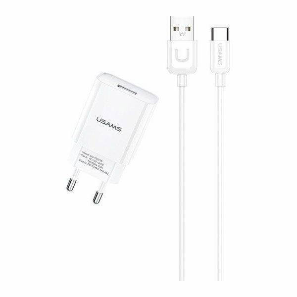 USB nástěnná nabíječka, USB-C 2.1A kabel T21