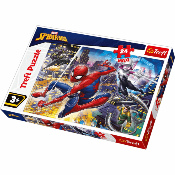 Puzzle 24 prvků Maxi - Fearless Spider-Man