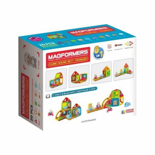 Lisciani Magformers Cube House Penguin