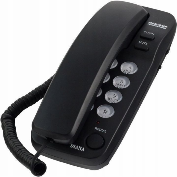 Pevná linka Mescomp MT 518 Diana Black