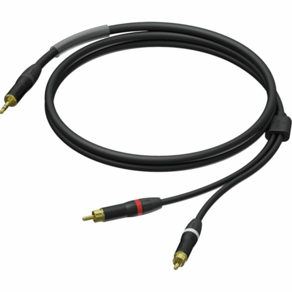 Samec 3,5mm kabel – 2x RCA / Cinch RCA / CinchUltraflex 1...