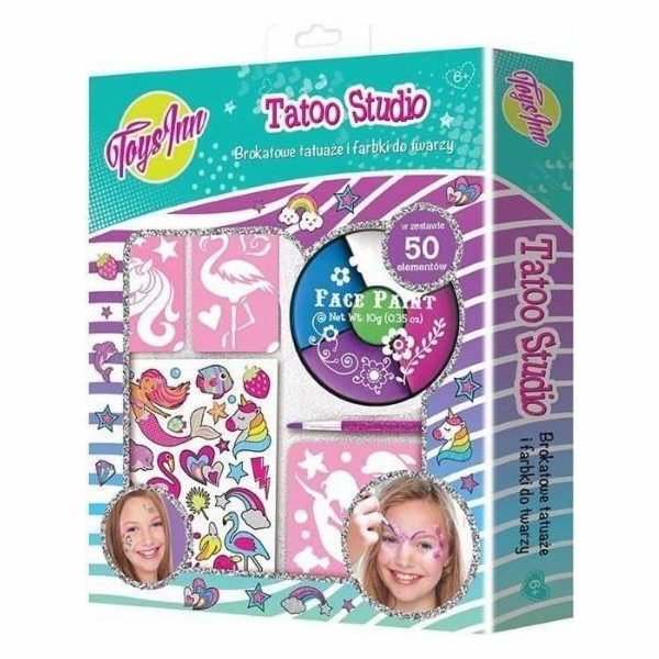 Sada barev na obličej a tetování