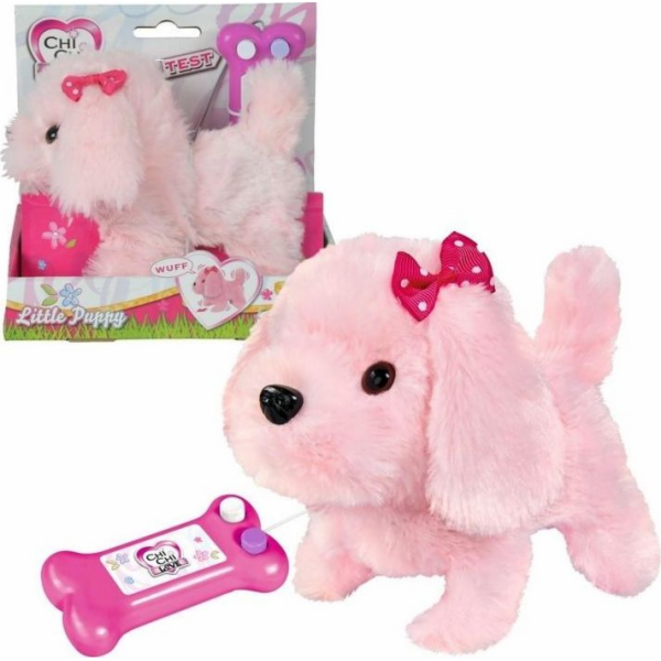 Maskot Chi Chi Love Sweet puppy, na kabel, růžový, 17 cm