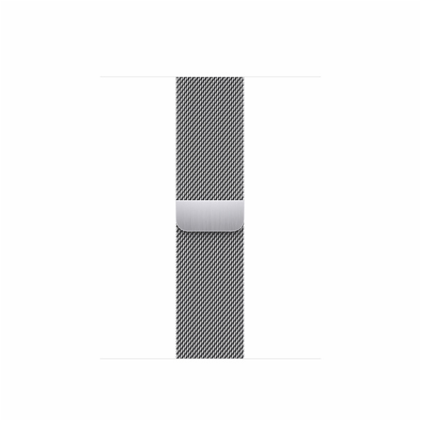 APPLE - Řemínek Apple Watch 45mm Stříbrný milánský tahřem...