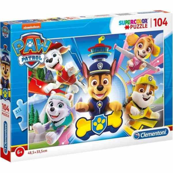 Puzzle 2x60 dílků Paw Patrol Super Color