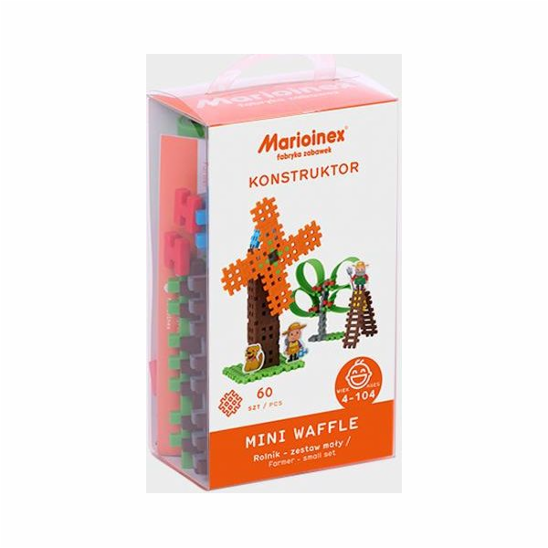 Stavebnice Mini Waffle - Farmer Malé blistrové balení