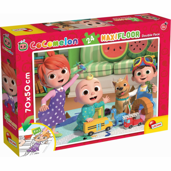 Oboustranné puzzle 24 prvků Cocomelon