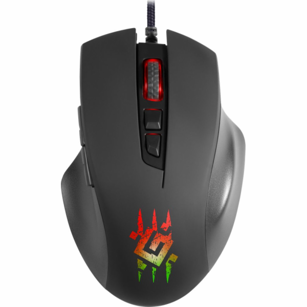 Defender Myš Wolverine GM-700L RGB,černá