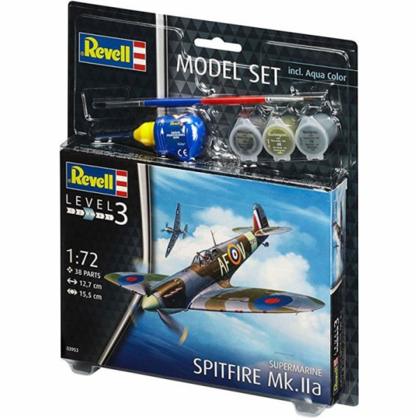 Revell ModelSet letadlo 63953 Spitfire Mk. IIa 1:72