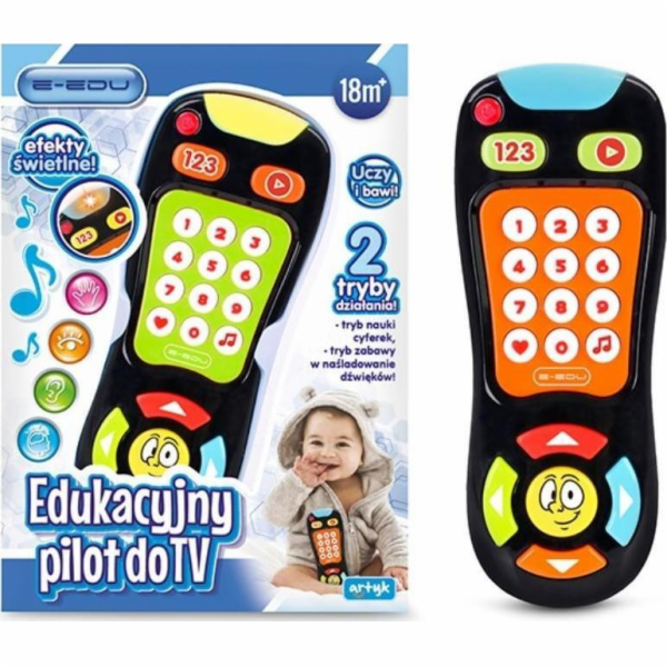 Vzdělávací dálkový ovladač E-Edu černý