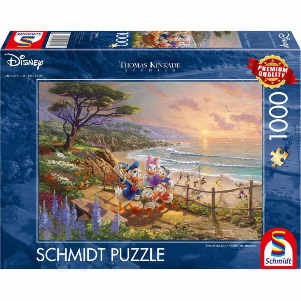 Puzzle prémiové kvality 1 000 dílků THOMAS KINKADE Kačer ...