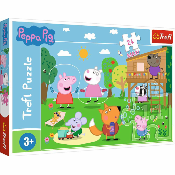Puzzle 24 Maxi zábava na mýtině prasátka Peppa