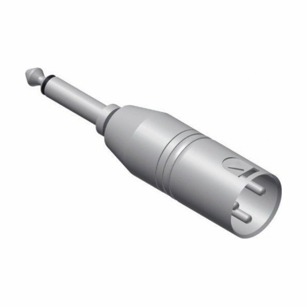 Samec XLR až 6,3 mm samec Mono Jack