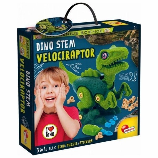 Stavebnice I&#39;m A Genius Dino Stem - Velociraptor