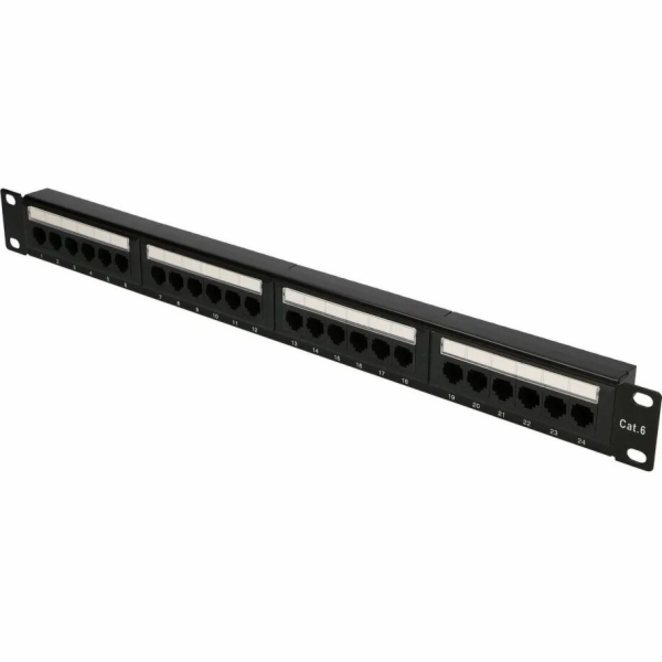 Patchpanel 24 portů CAT6 UTP V2