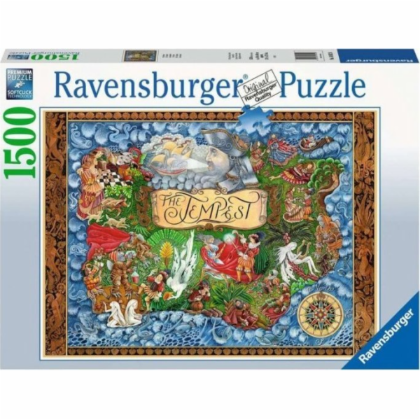 Puzzle 1500 dílků Bouře