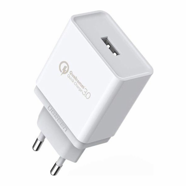 UGREEN USB-A QC 3.0 18W Wall Charger-EU White
