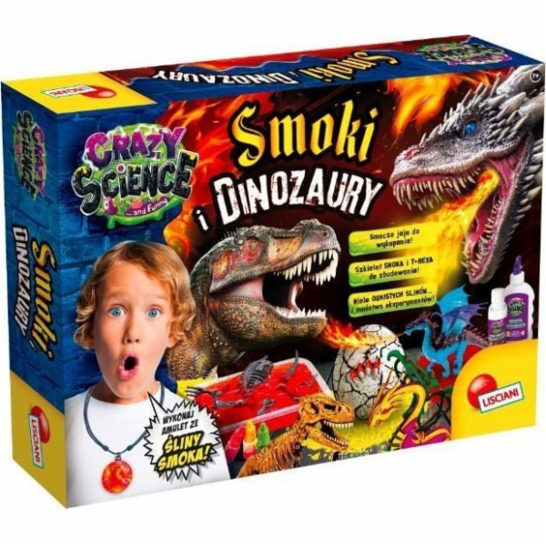 Crazy Science Draci a dinosauři Science Kit 89390 LISCIAN...