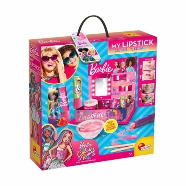 Barbie rtěnka měnící barvu