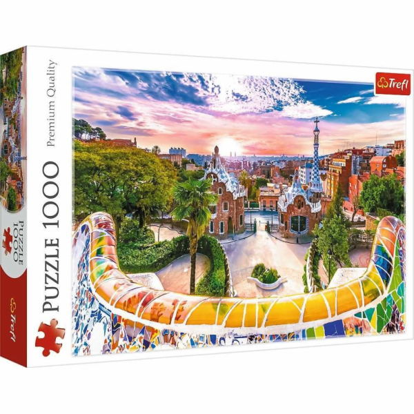 Puzzle 1000 dílků? Při západu slunce nad Barcelonou?