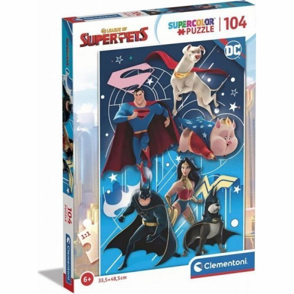Puzzle 104 elementy DC Liga Super-Pets
