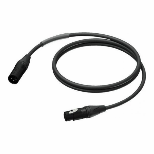 DMX AES / EBU kabel Samec XLR - Samice XLR, Highflex 3m
