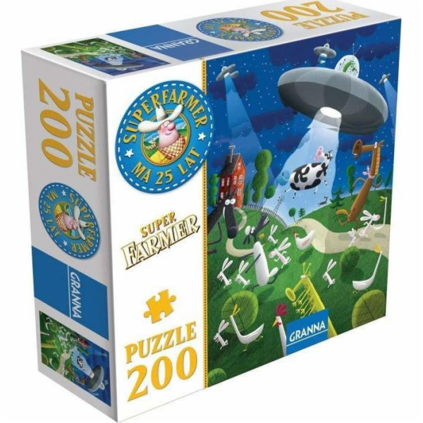 Puzzle 200 dílků Superfarmář