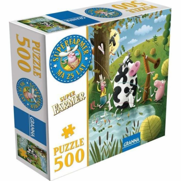 Puzzle 500 dílků Superfarmář