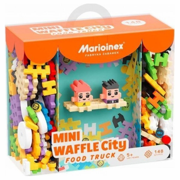 Stavebnice Marioinex Mini Waffle – City:Food Truck, 148 d...