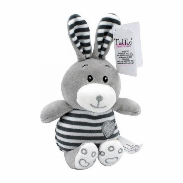 Pískový plyšový maskot - Králíček 26 cm
