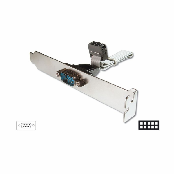 PREMIUMCORD&nbsp;Záslepka&nbsp;1x&nbsp;sériový&nbsp;port&nbsp;(bracket&nbsp;Canon&nbsp;9M,&nbsp;R...